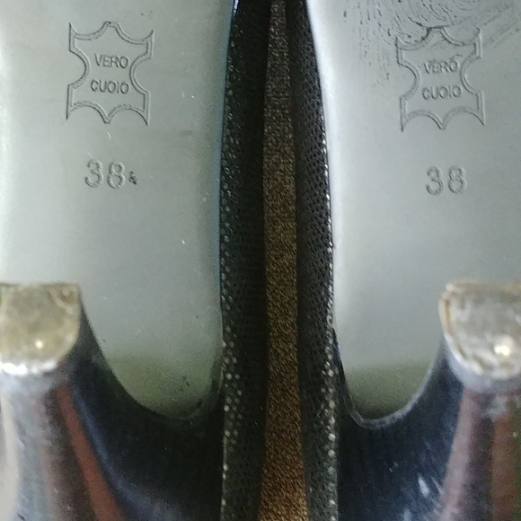 Black leather shoes, size 38 - Picture 12 of 13